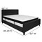 Flash Furniture Queen Platform Bed Set, Black HG-BMF-23-GG - alternate 5